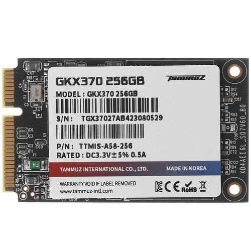 TAMMUZ Внешний SSD-диск 256 ГБ MSATA накопитель GKX370 [TGX37256A58] (4764725)  #1