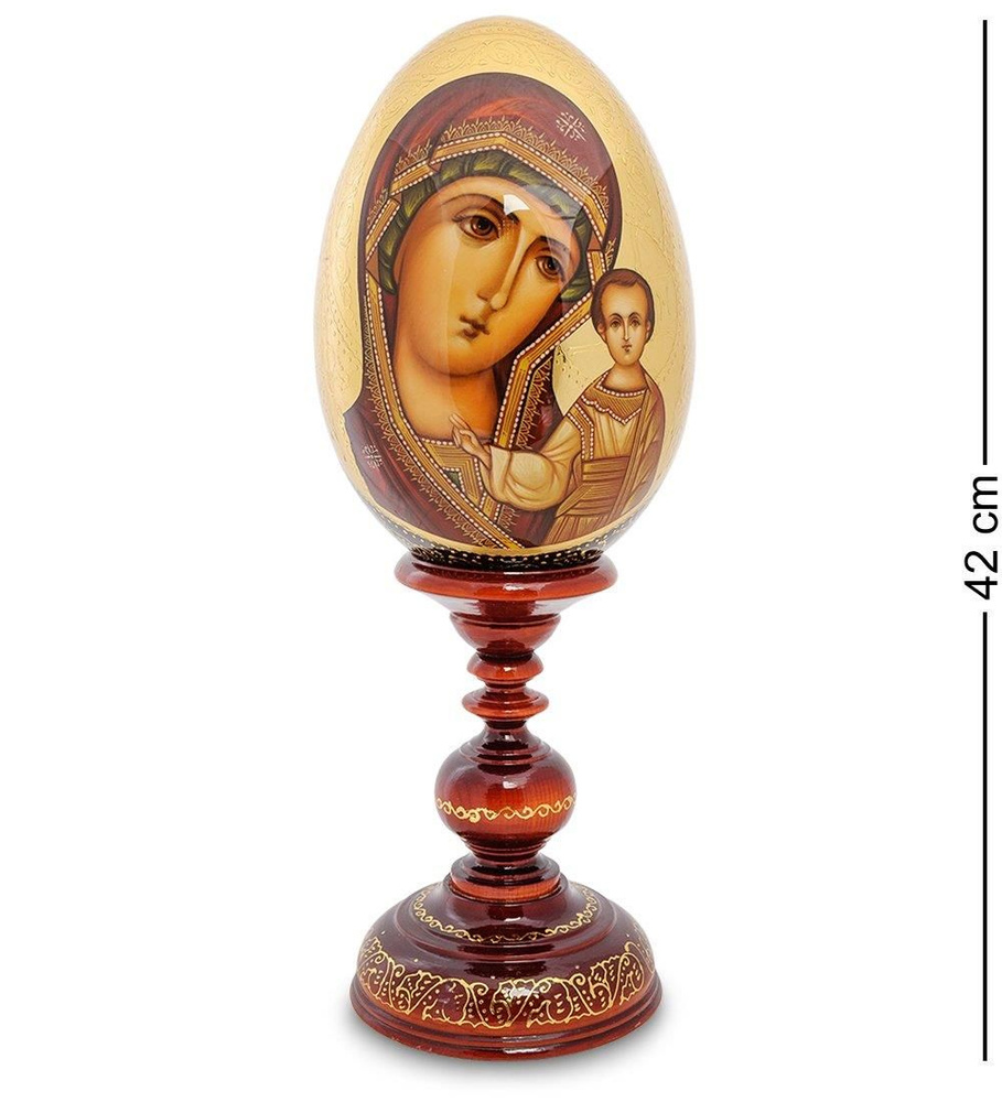 Яйцо расписное Пресвятая Богородица #1