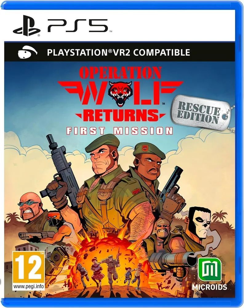 Игра на диске Operation Wolf Returns: First Mission. Rescue Edition (PS5 VR2, Английская версия)  #1