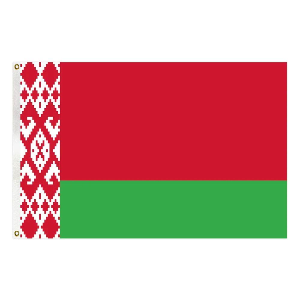 Флаг Беларуси, Республики Беларусь 90x150 см, без флагштока, Белорусский символ  #1