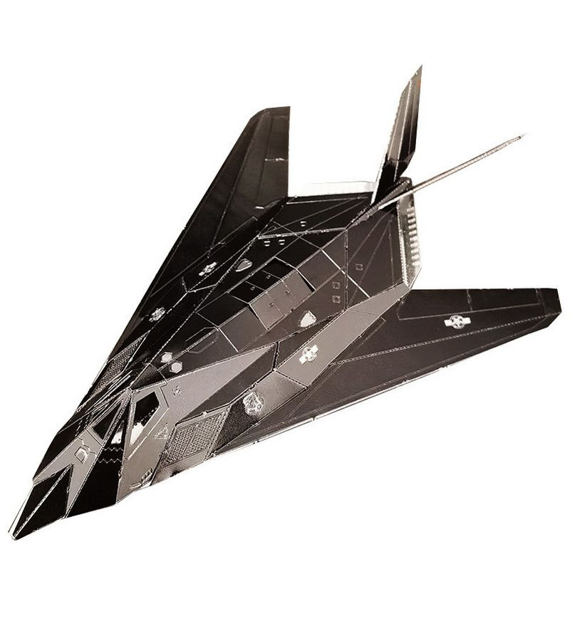 Металлический конструктор / 3D конструктор / Сборная модель 3D Metal Model Lockheed F-117 Nighthawk  #1