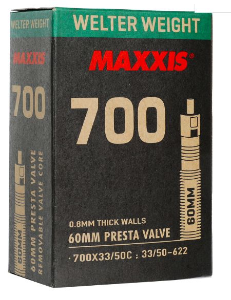 Камера велосипедная MAXXIS WELTER WEIGHT 700X33/50C вело ниппель #1