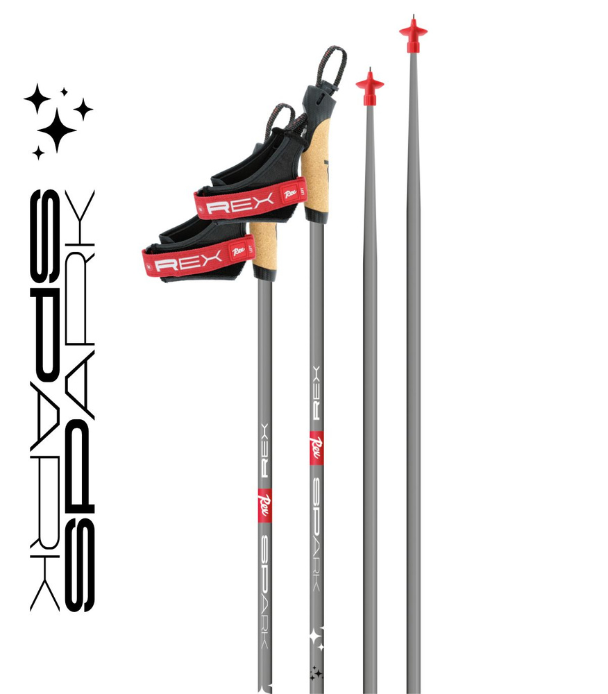 Лыжные палки REX Spark, 50% углеволокно #1