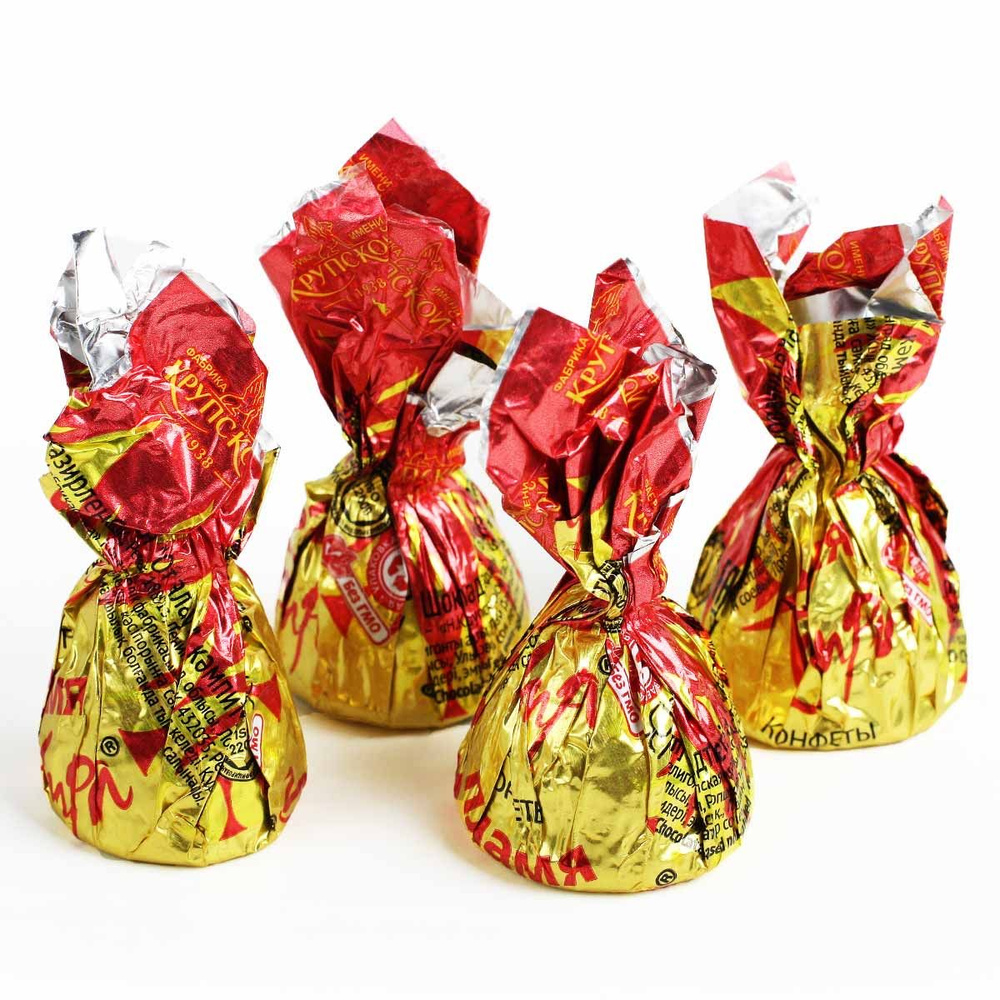 Набор шоколадных конфет 250 гр/ Трюфель Особый,Белочка,Пламя Костра/ КФ ...