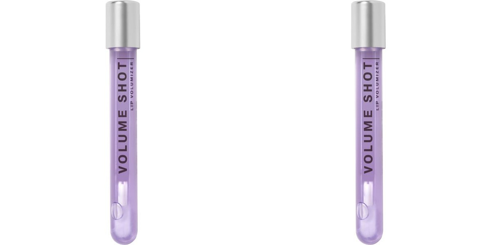 Influence Beauty Блеск для губ Volume shot, 01 полупрозрачный фиолетовый, 2 шт.  #1