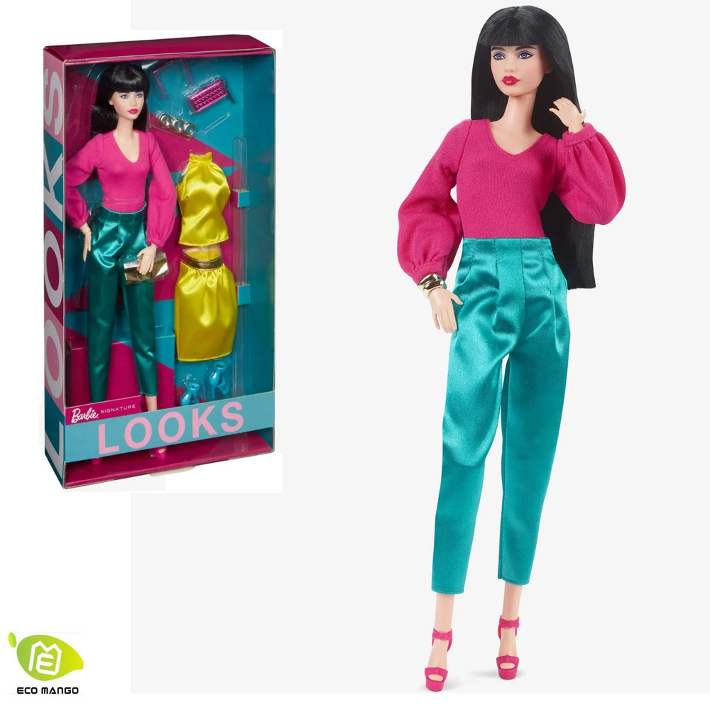 Кукла Barbie, фирменная одежда Barbie Looks Mix-and-Match HJX28, 2023 Модель #19  #1