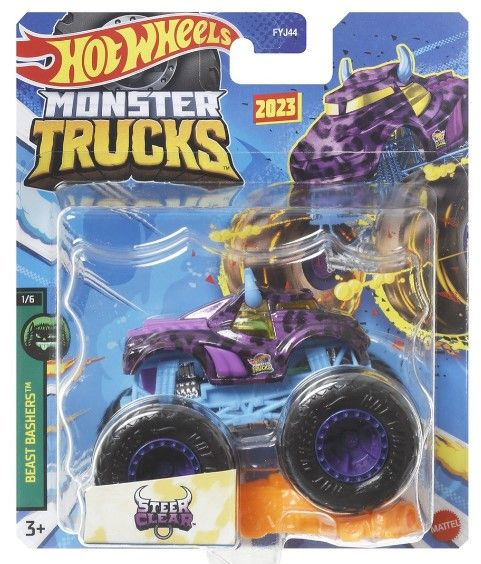 Монстр трак Хот вилс, машинки для мальчиков Mattel, машина Hot Wheels Monster Truck 1:64 FYJ44_HLR86 #1