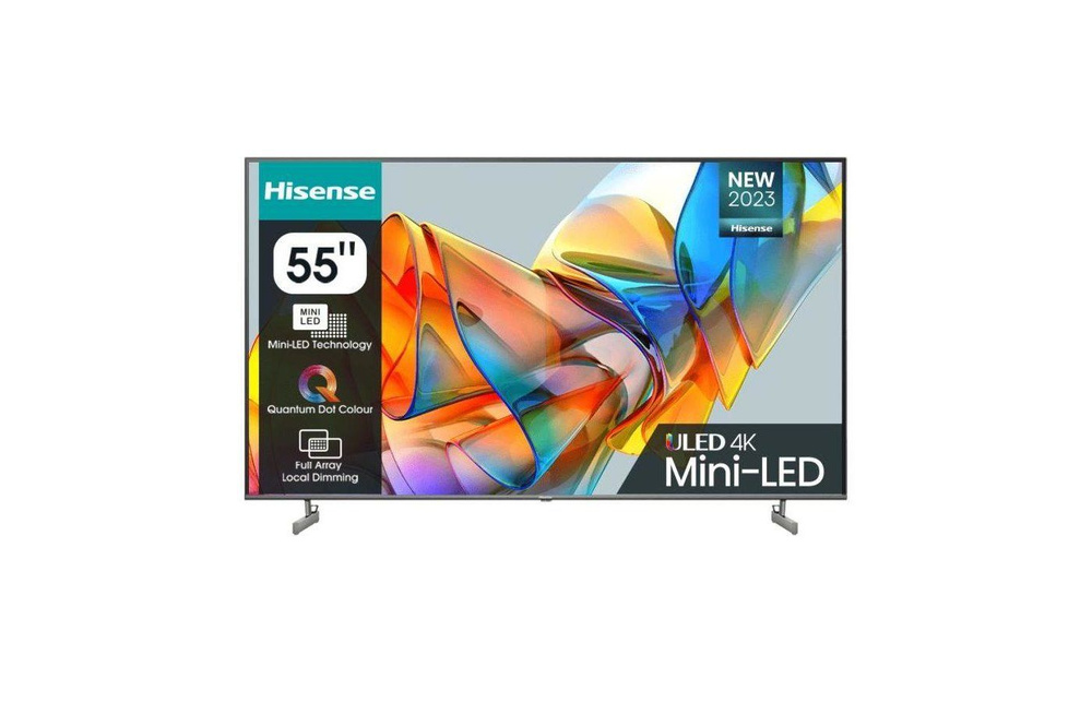 Hisense Телевизор 55U6KQ (ИМП) 55" 4K UHD, серый #1