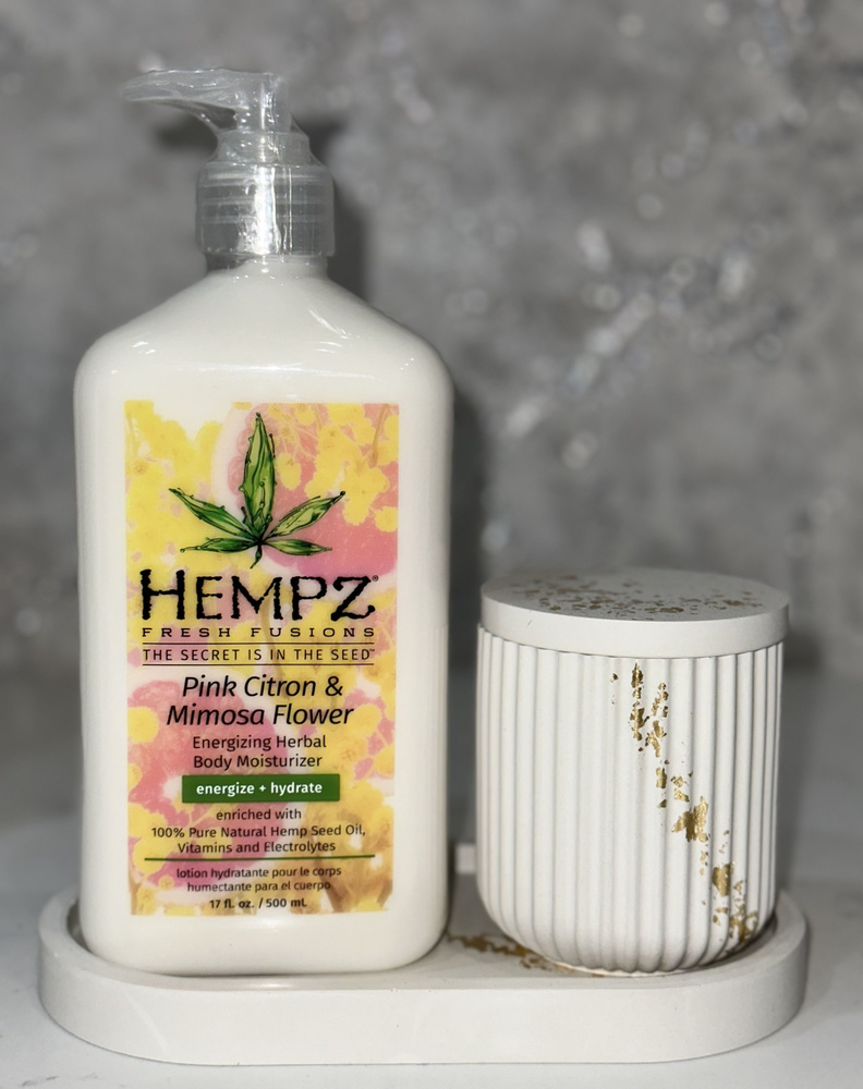 Hempz Pink Citron & Mimosa Flower Herbal Body Moisturizer - Молочко для тела увлажняющее Розовый Лимон #1