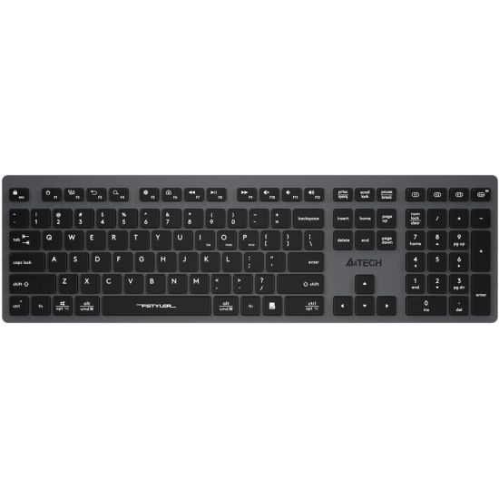 Клавиатура беспроводная A4TECH Fstyler FBX50C серый USB #1