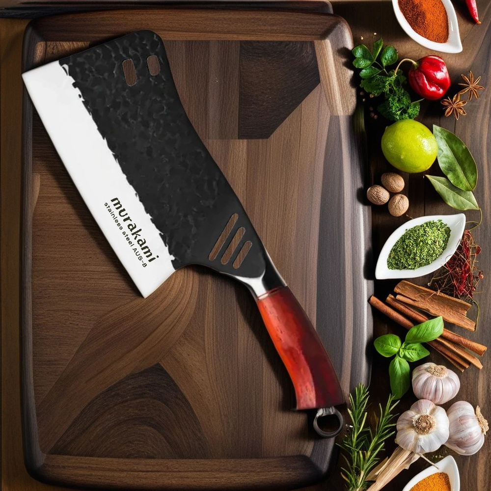 Купить Murakami. Японский кухонный нож-топорик Murakami Busido. Сталь ...