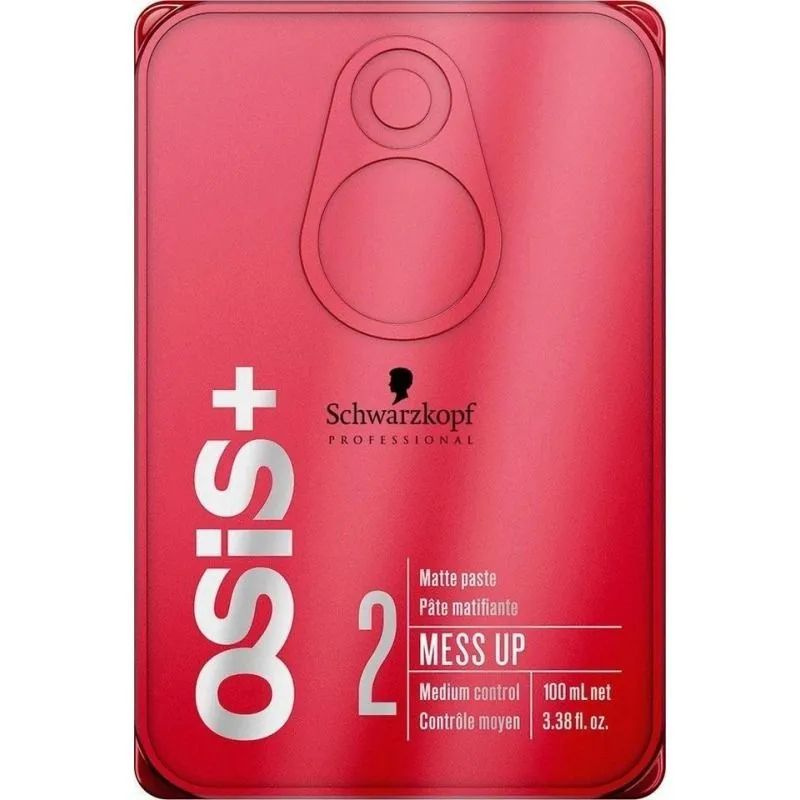 SCHWARZKOPF Матирующая паста OSIS+ Mess up для укладки волос для волос средней густоты и плотности, 100мл #1