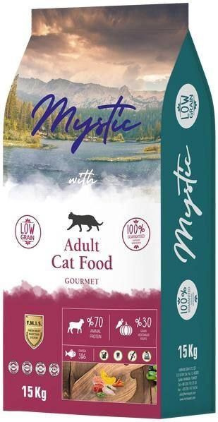 Изысканный корм для взрослых кошек - Mystic Adult Cat Food Gourmet, 15 кг  #1