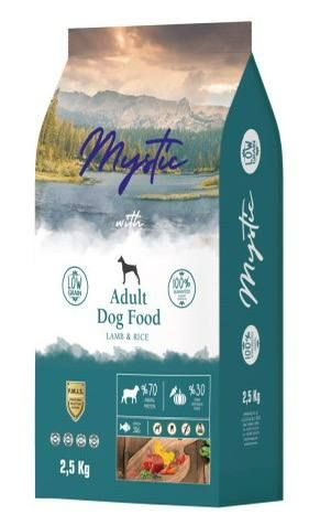 Корм с ягненком для взрослых собак - Mystic Adult Dog Food Lamb&Rice, 2,5кг  #1