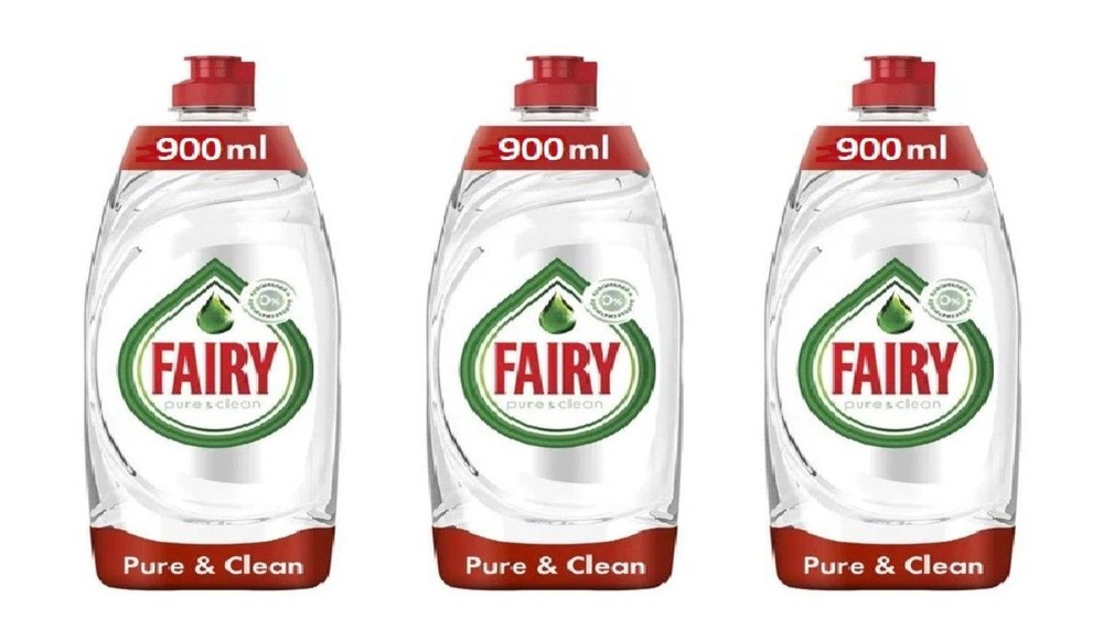 Fairy Средство для мытья посуды Pure & Clean, 900 мл, 3 шт #1