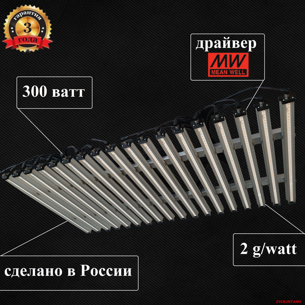 Фитолампа фитосветильник 300 ватт ZVOLINTANO Magic light 300W #1