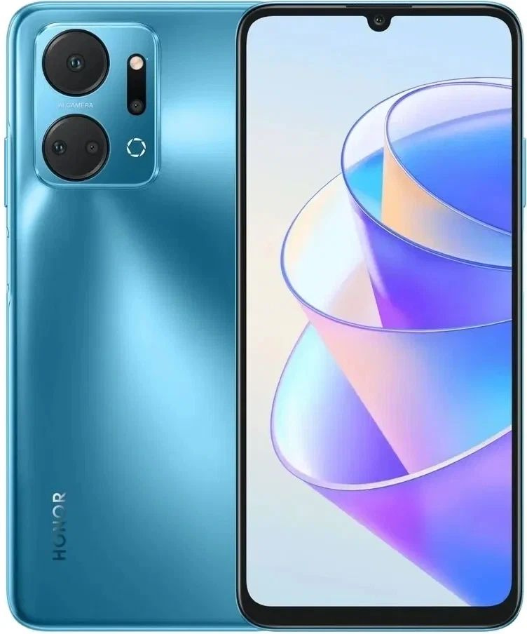 Honor Смартфон X7a Plus 6/128GB Ocean Blue 6/128 ГБ, синий #1