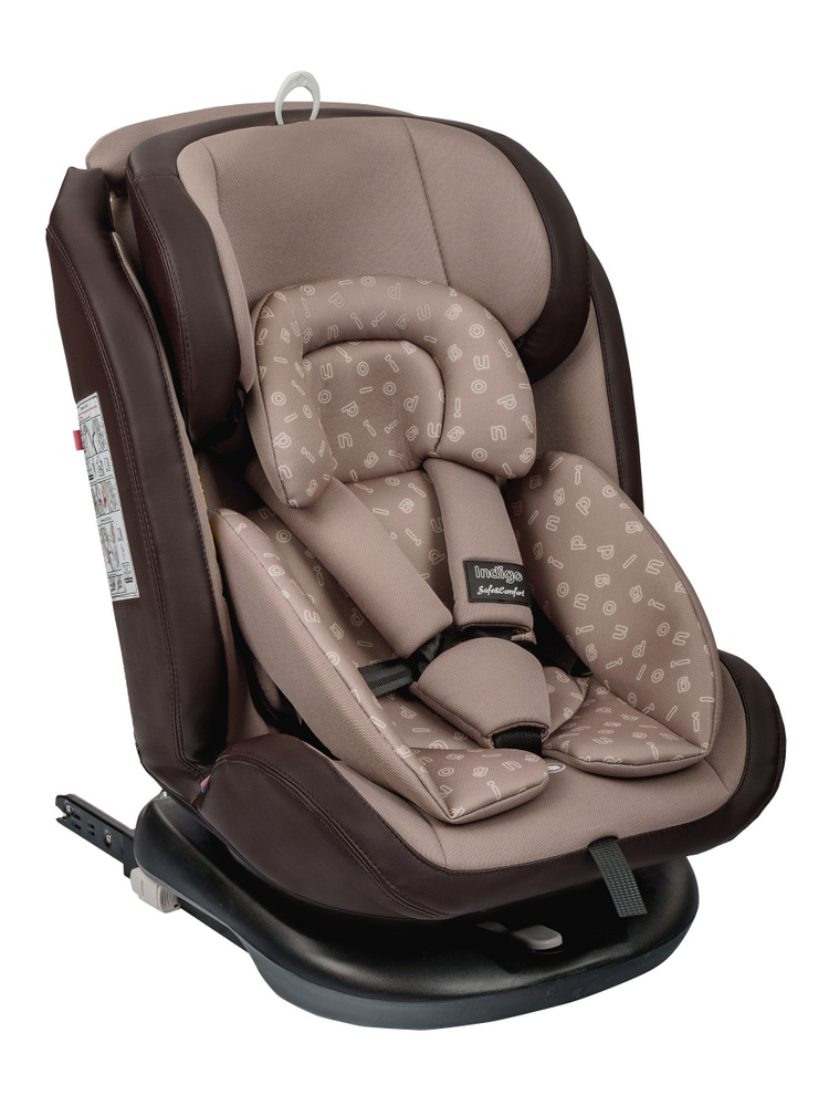 Автокресло детское поворотное растущее Indigo Advanced Isofix, для новорожденных и детей до 12 лет, от #1