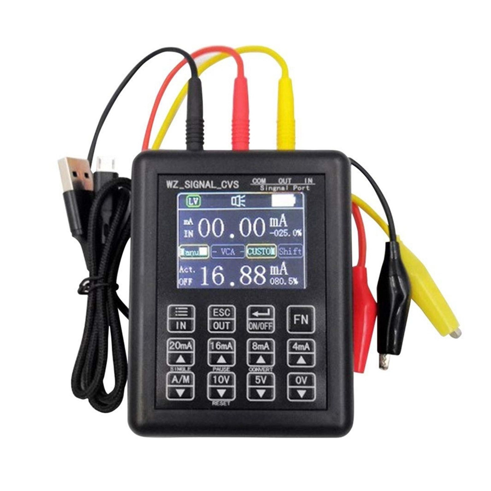 Регулируемый генератор сигналов 4-20 мА 0-10 В, калибратор сигналов ...