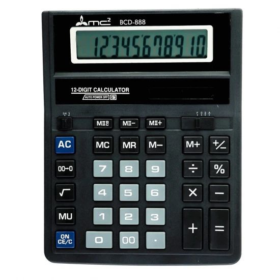 Калькулятор настольный, 12 разрядов, 203*159*32 мм, 1 шт. в заказе  #1