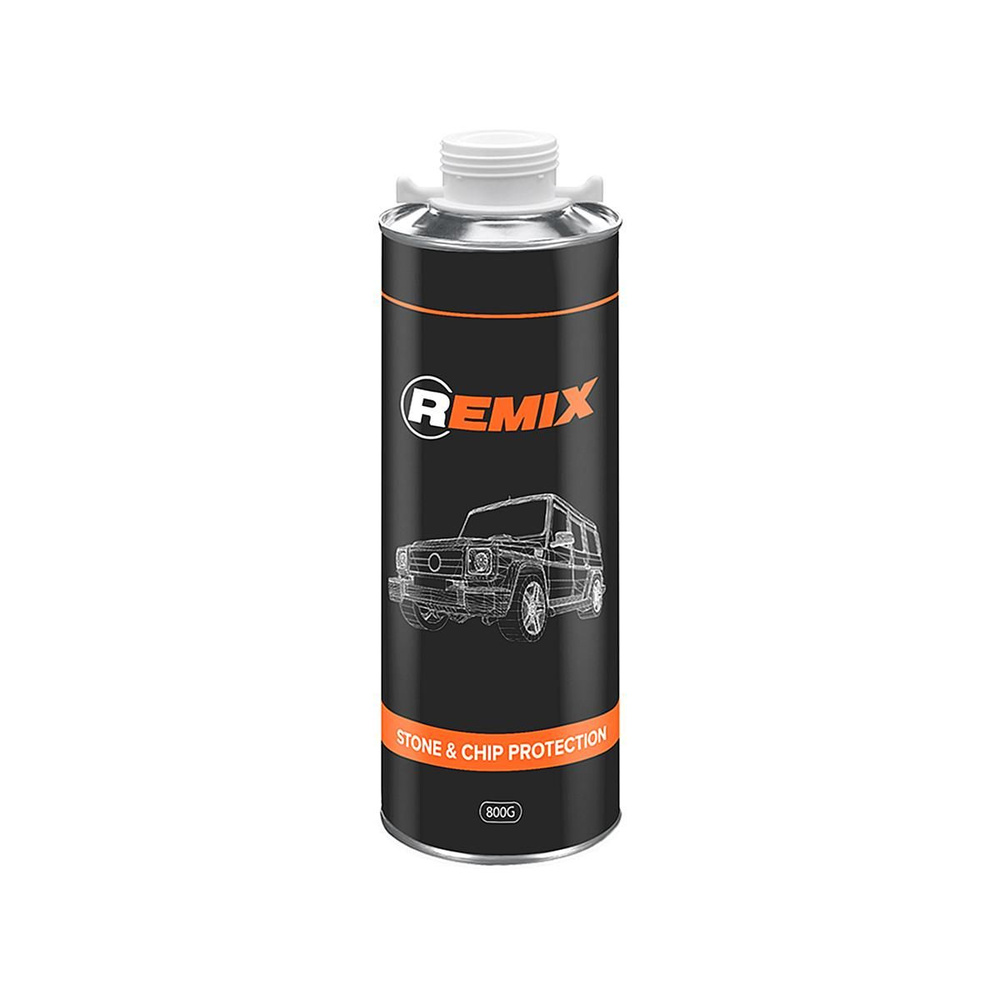 REMIX RM171102 Stone & Chip Protection Покрытие антигравийное автомобильное (черный) 0,8 кг.  #1