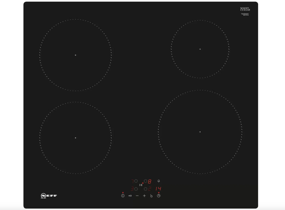 NEFF Индукционная варочная панель T36CB40X1, черный #1