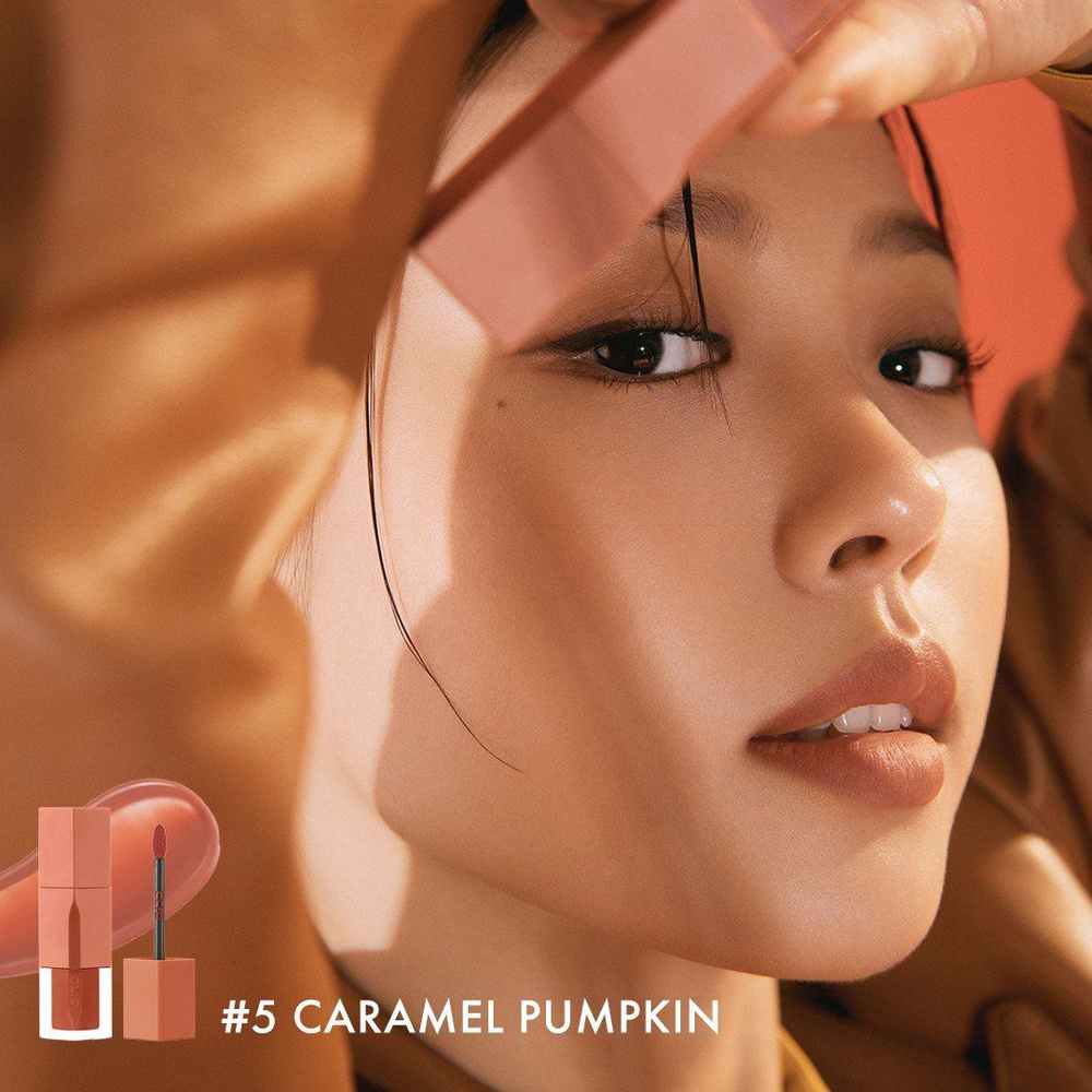 Clio Dewy blur tint помада тинт для губ #05 Caramel Pumpkin #1