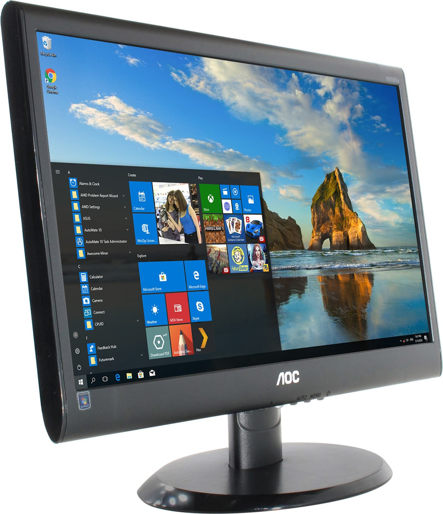 19" Монитор aoc n950, черный #1