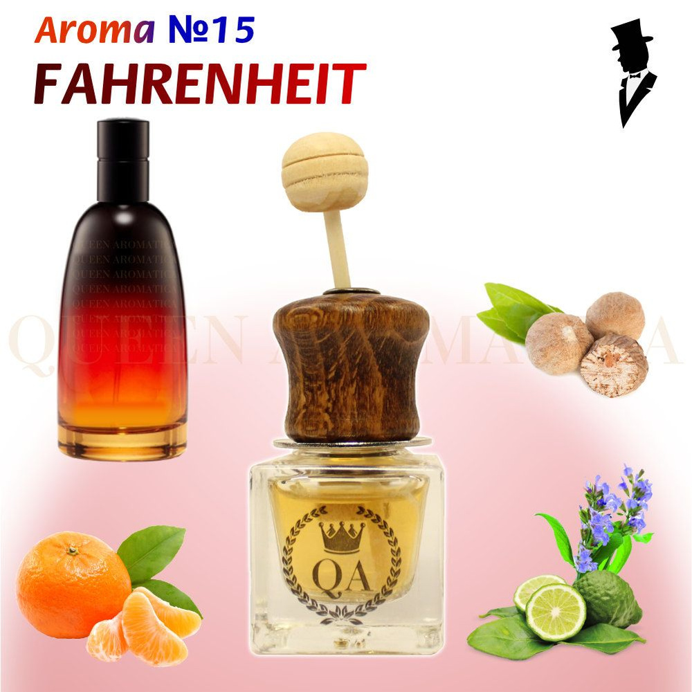 Queen Aromatica Ароматизатор для автомобиля Diffuzor - Fahrenheit / Ароматаизатор на дефлектор  #1