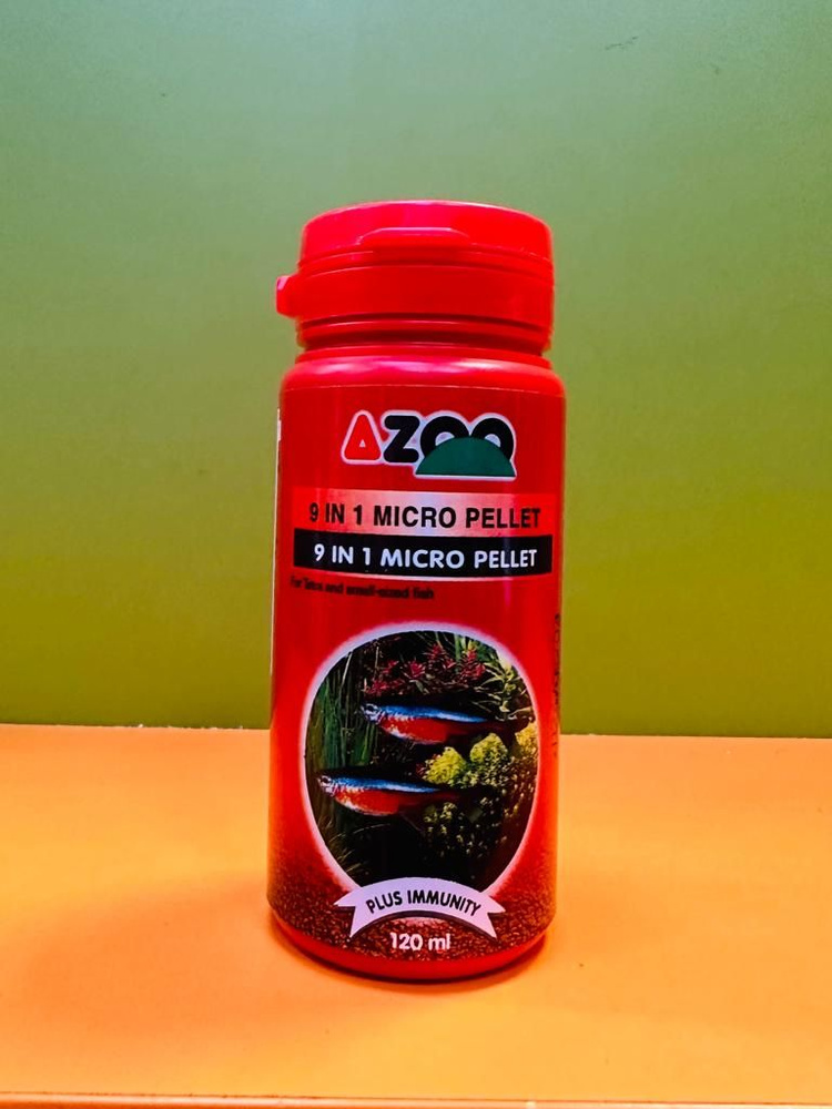 Корм AZOO AZOO 9 in 1 Micro Pellet (Микрогранулы) 120 мл. #1