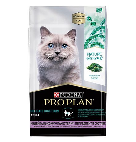 Purina Pro Plan Nature Elements Delicate Digestion Adult / Сухой корм Пурина Про План для кошек с Чувствительным #1