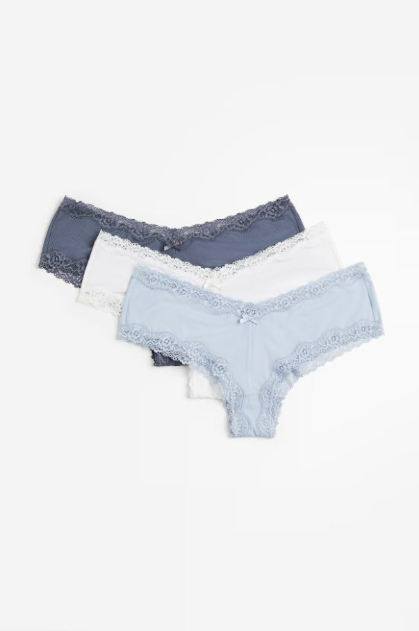 Комплект трусов хипстеры H&M Ladies Briefs, 3 шт #1