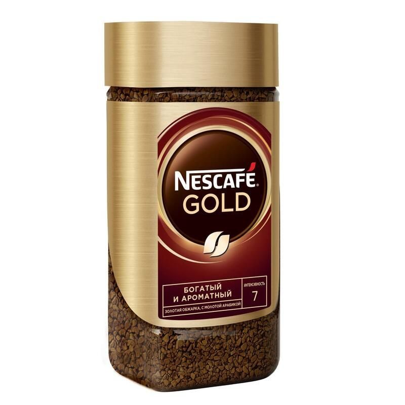 Кофе растворимый Nescafe Gold 95 г (стекло) #1