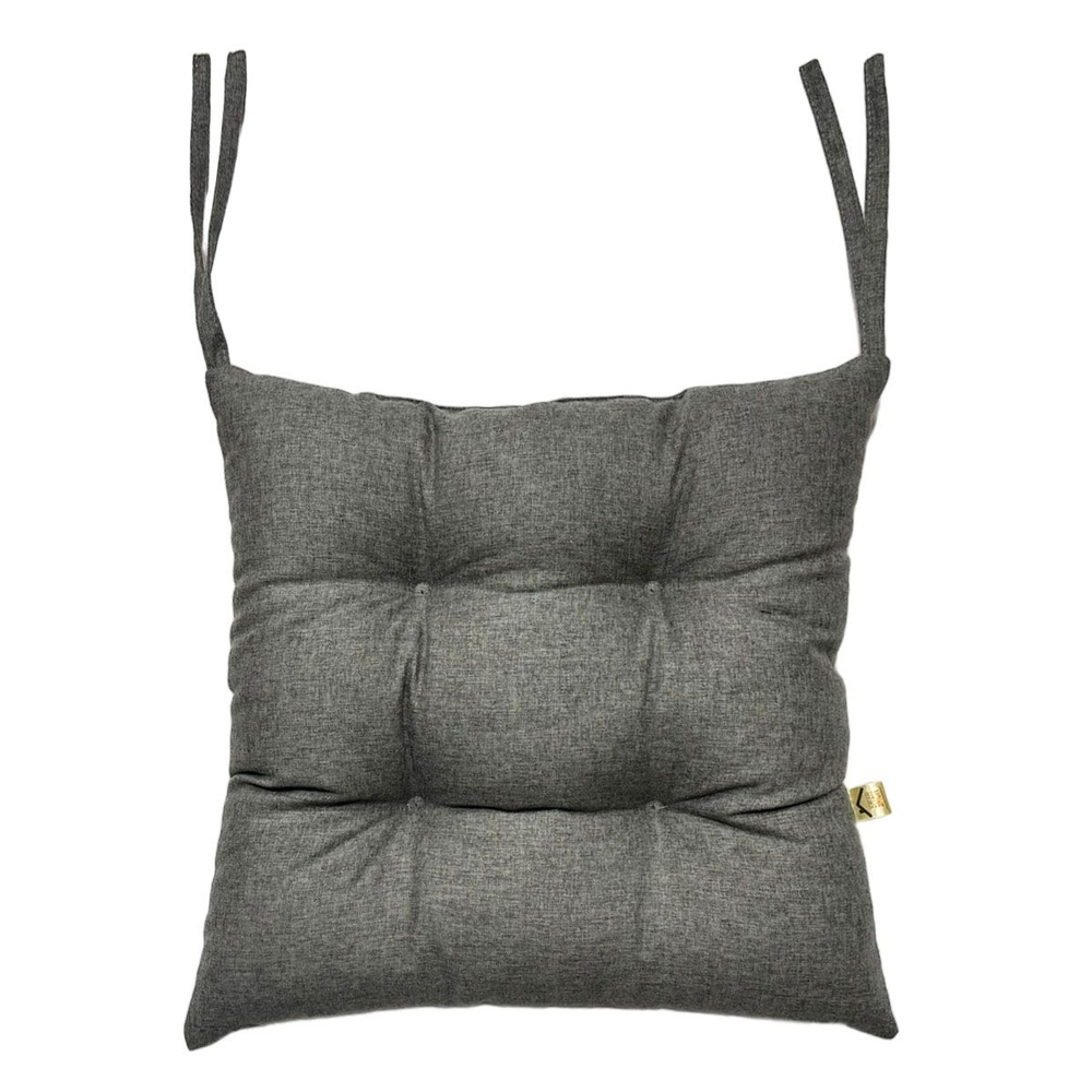 Подушка для сиденья МАТЕХ MELANGE LINE 42х42 см. Цвет темно-серый меланж, арт. 64-299  #1
