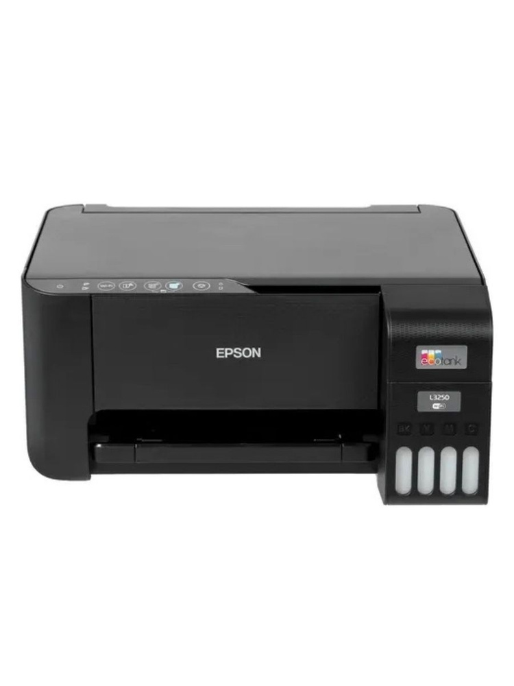 МФУ струйное Epson L3250, 3 в 1, цветная печать, A4, Wi-Fi, СНПЧ + кабель USB и стартовый набор чернил #1