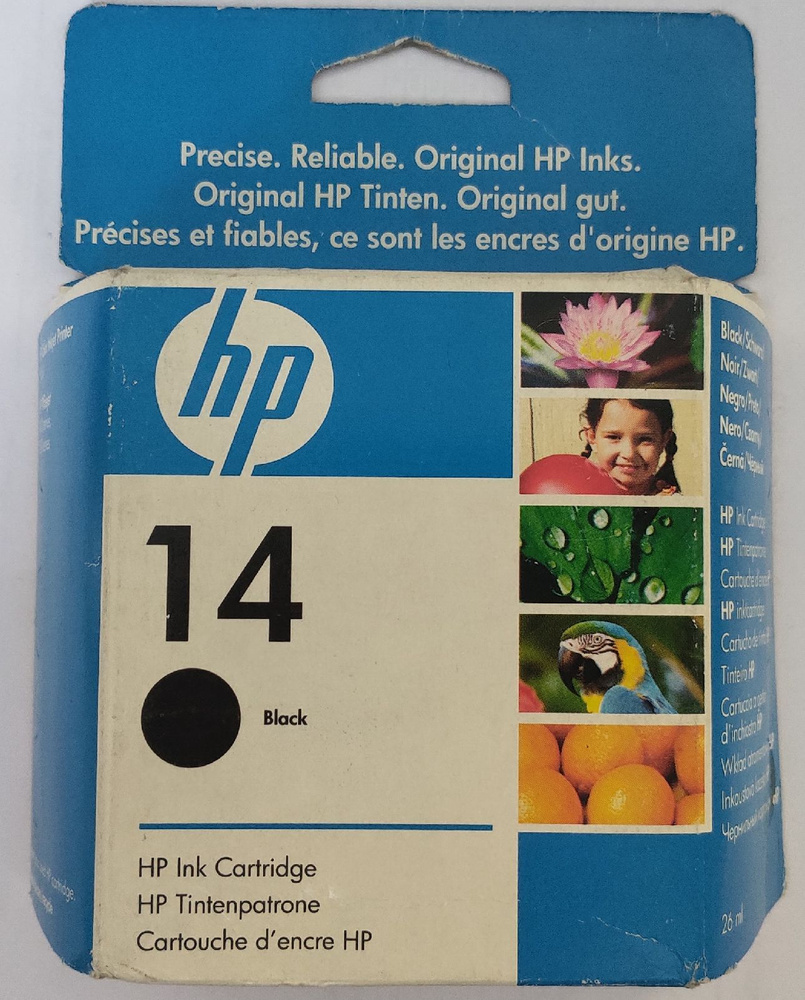 Картридж HP 14(C5011DE) Black ПРОСРОЧЕННЫЙ! для струйной печати #1