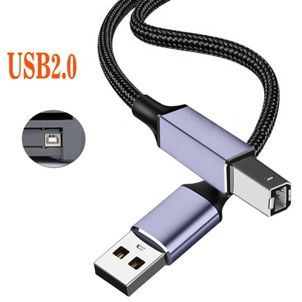 USB2.0 кабель для принтера USB B - 3м #1