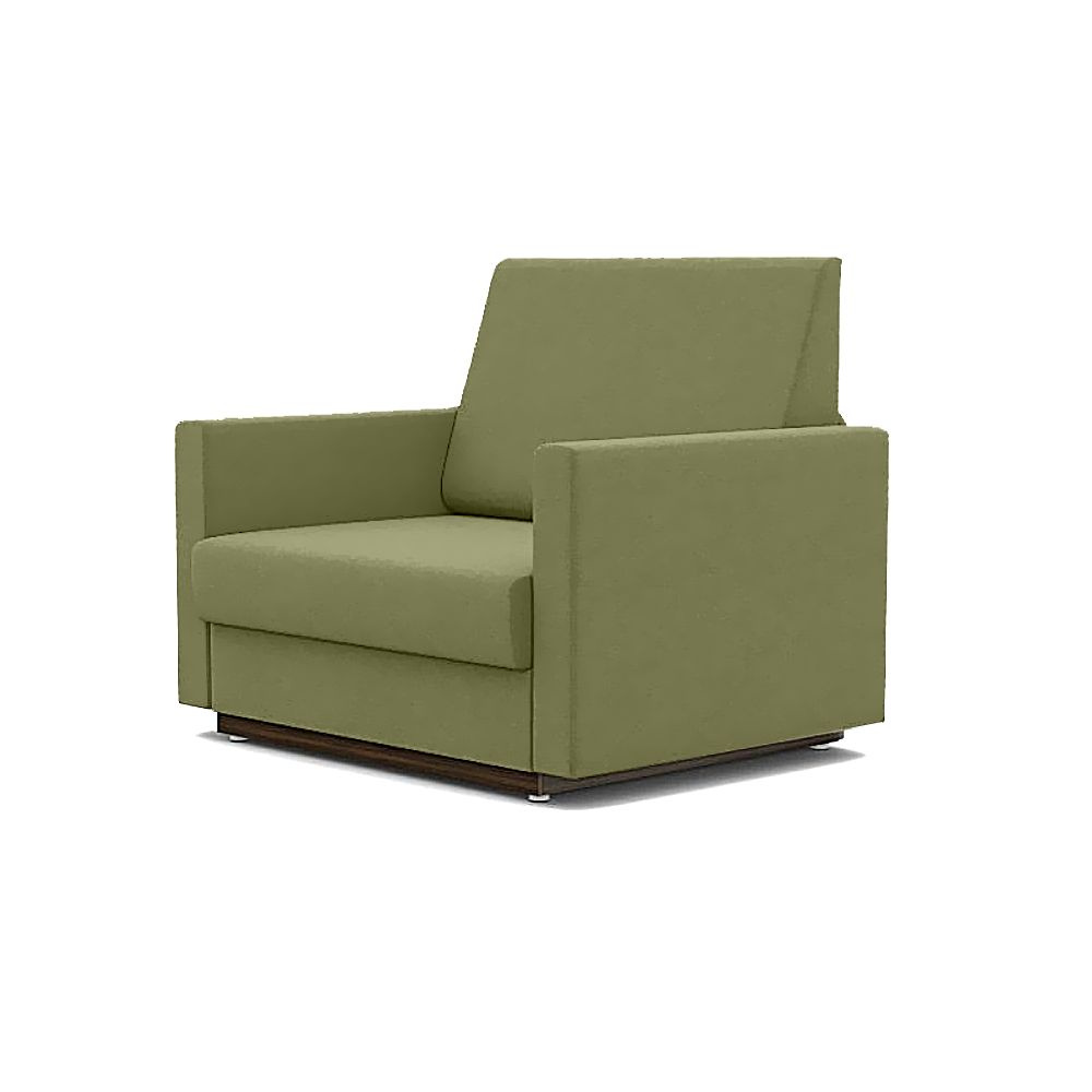 Кресло-кровать Стандарт + ФОКУС- мебельная фабрика 80х80х87 см оливковый  #1