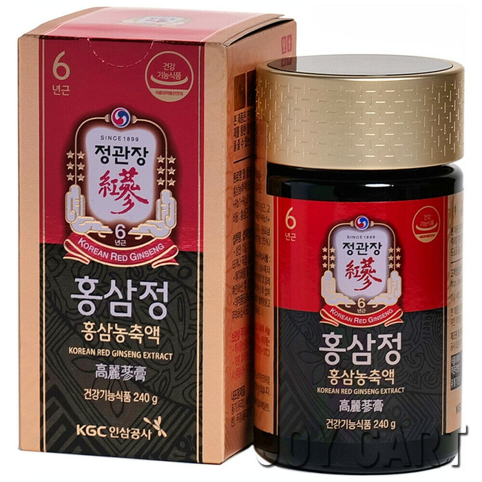 Korean red ginseng extract. Подарочный набор женьшень KGC Red. Power + Cheong Kwan Jang отзывы.