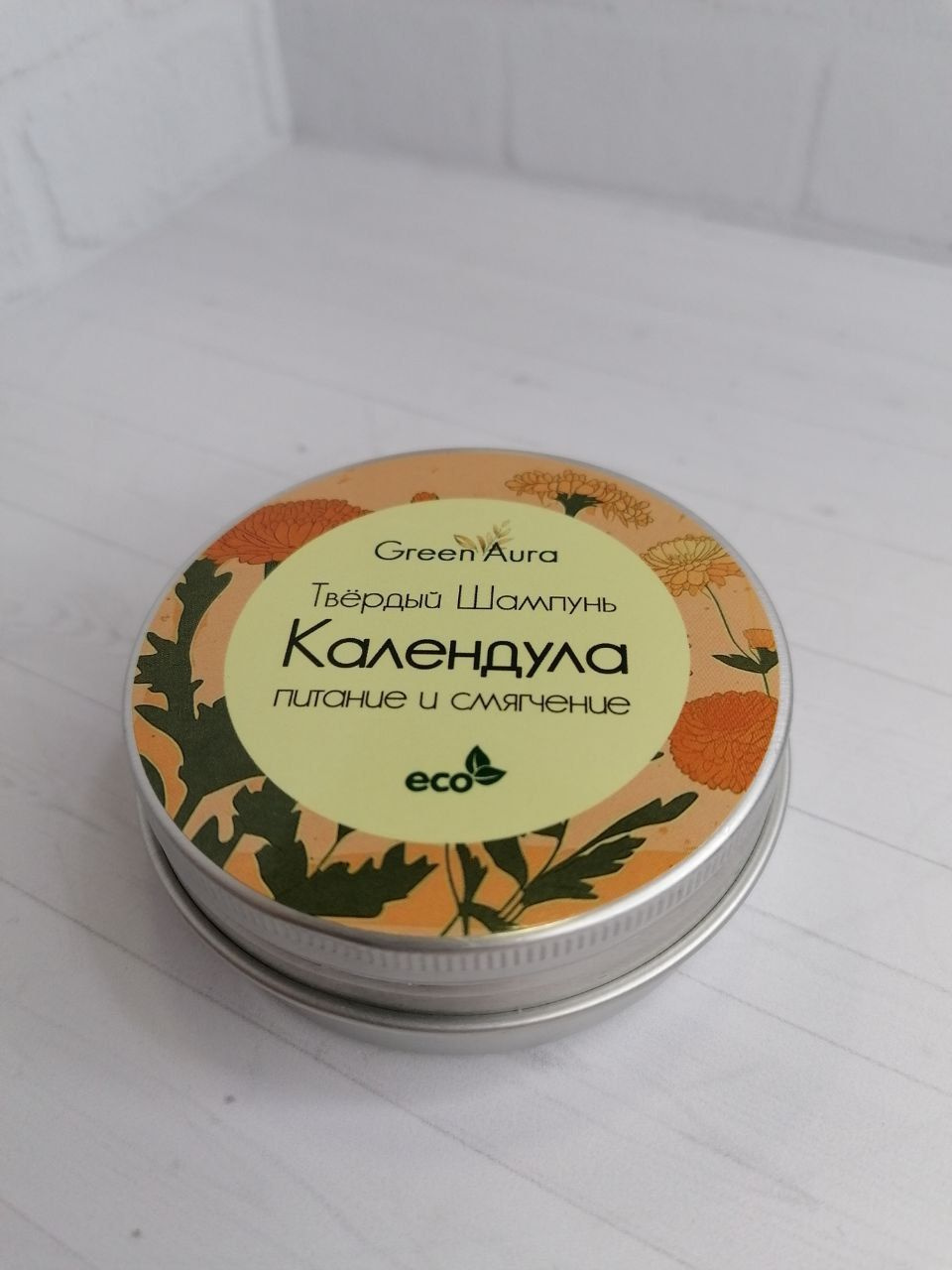 Твердый шампунь Green Aura Календула