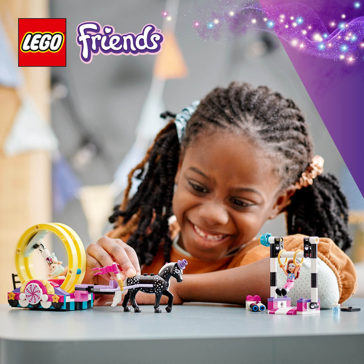 Конструктор LEGO Friends 41686 Волшебная акробатика - купить с доставкой по  выгодным ценам в интернет-магазине OZON (570350780)