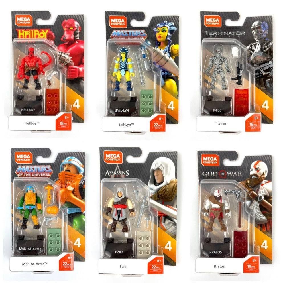 Персонажи и аксессуары, MEGA BLOKS, GOD OF WAR Kratos персонажи игрушек