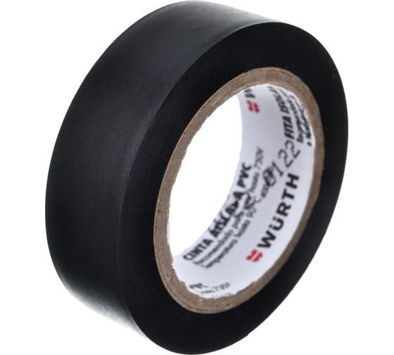 ИзолентачернаяWurth18ммх10мх0.13мм(комп.2шт.)