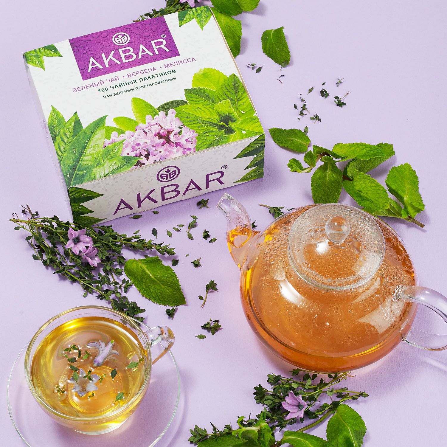 Akbarзеленыймелисса-вербена,100шт