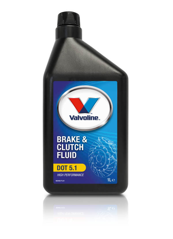 Тормозная жидкость Valvoline Brake & Clutch Fluid DOT 5.1 синтетическая, 1л  #1
