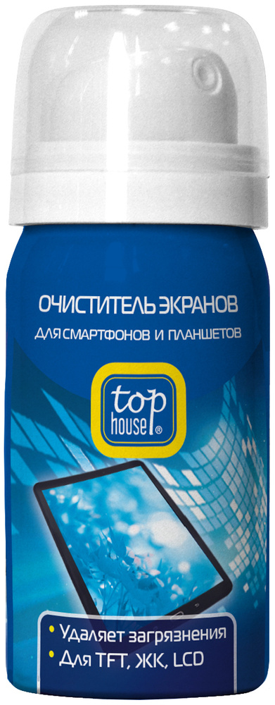 Очиститель экранов для смартфонов и планшетов "Top House", 40 мл  #1