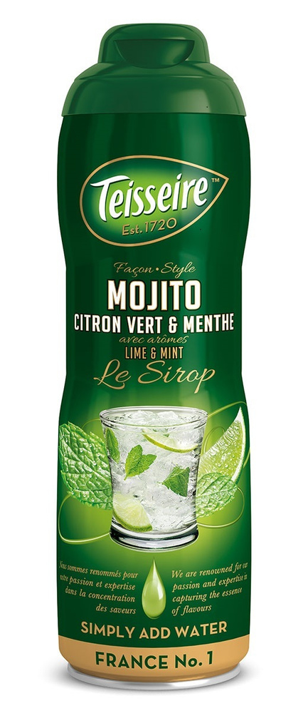 Сироп Teisseire Мохито "Mojito Citron Vert & Menthe/Lime & Mint" #1