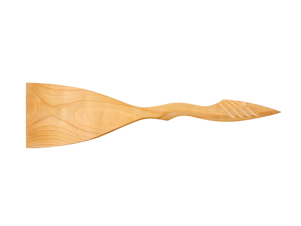 Лопатка кухонная деревянная кулинарная из дерева карагач Травы Горного Крыма, 1шт  #1
