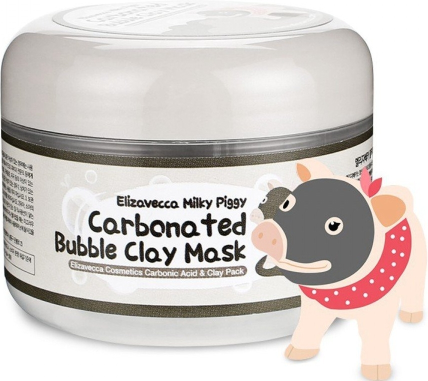 ELIZAVECCA Маска очищающая глиняно-пузырьковая Milky Piggy Carbonated Bubble Clay Mask, 100 мл  #1