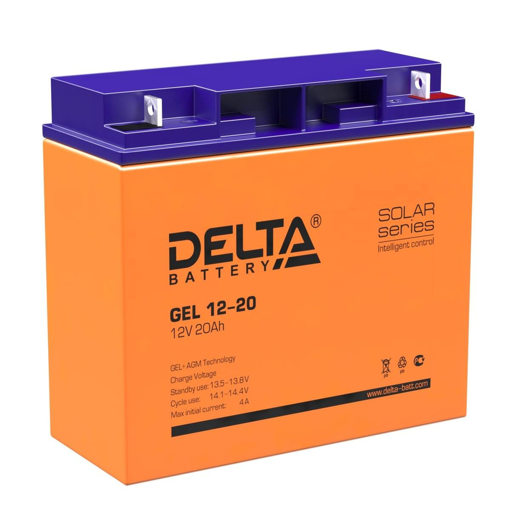 DELTA GEL 12-20 Аккумулятор дли ИБП #1